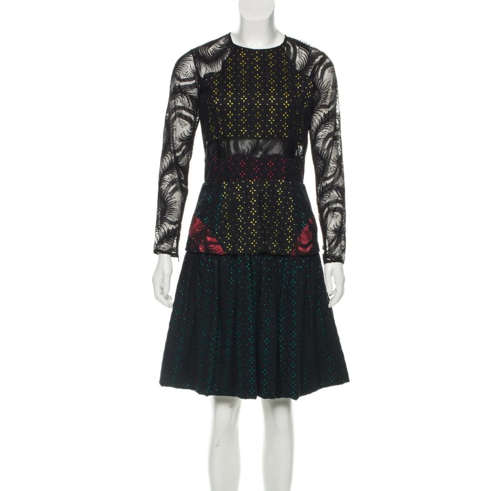 SOPHIE THEALLET Long Sleeve Knee-Length Dress